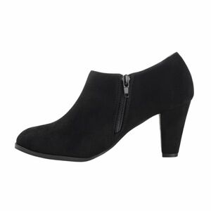 Black Velour Booties